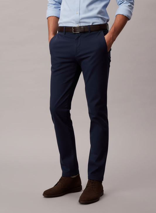 Chinos - Slim Fit Pants (Navy Blue)