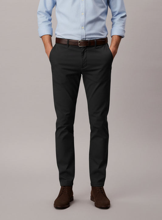 Chinos - Slim Fit Pants (Black)