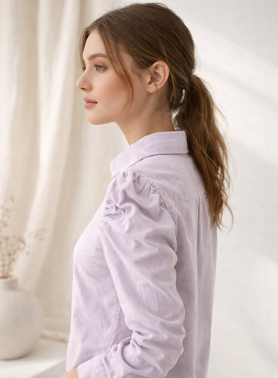 Collar Top - Lilac