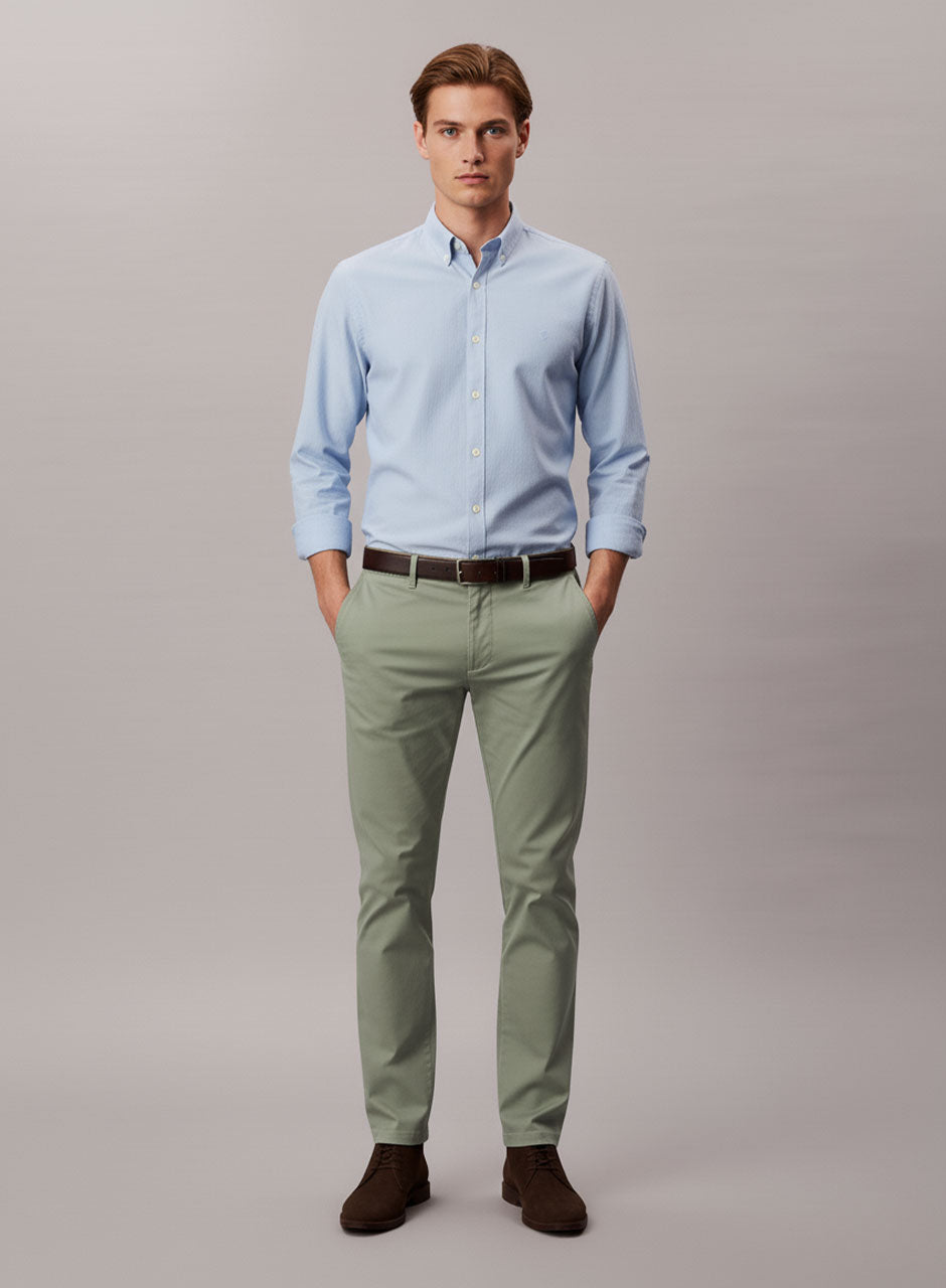Chinos - Slim Fit Pants (Green)