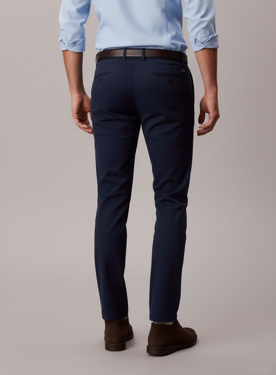 Chinos - Slim Fit Pants (Navy Blue)
