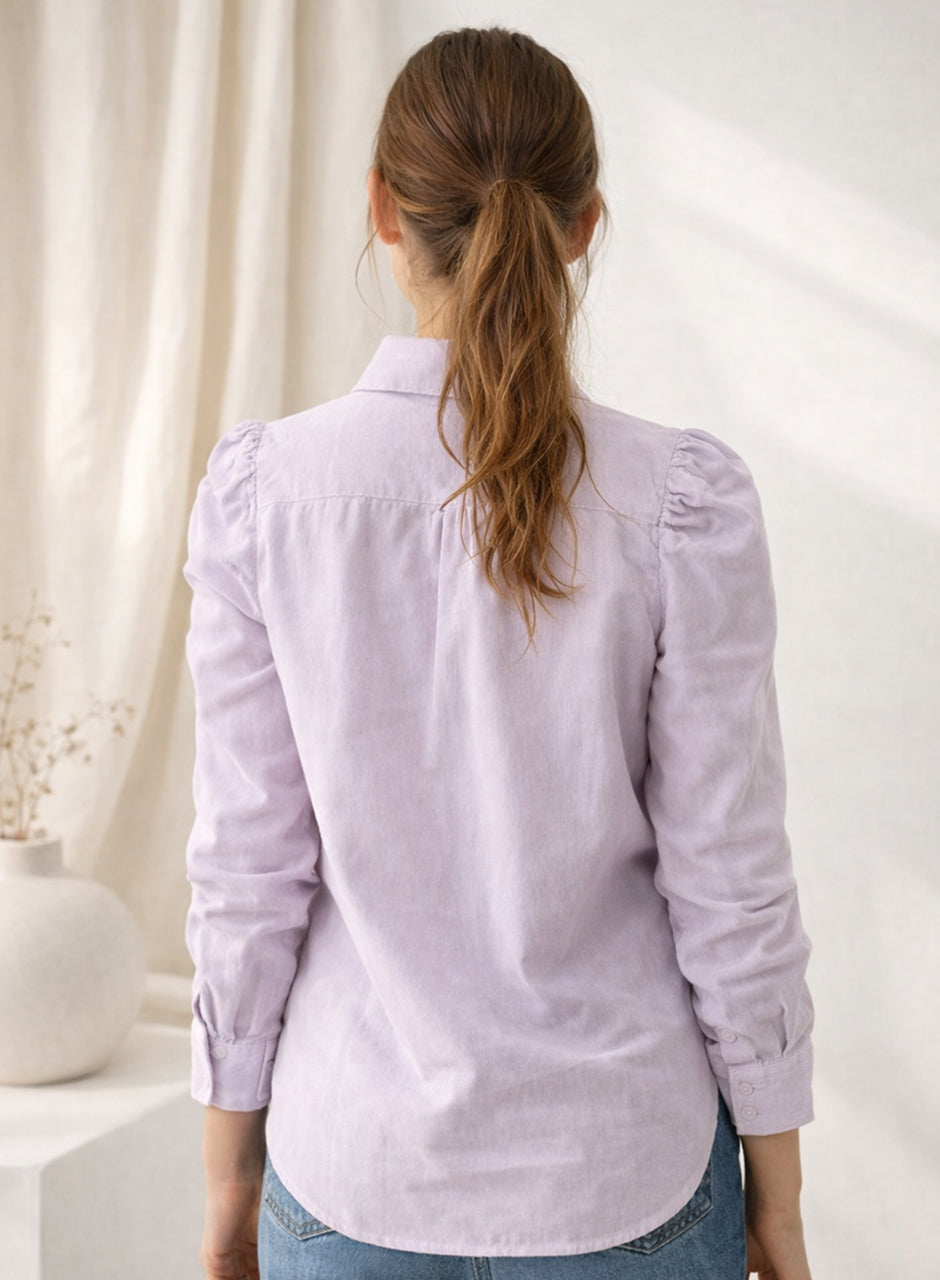 Collar Top - Lilac